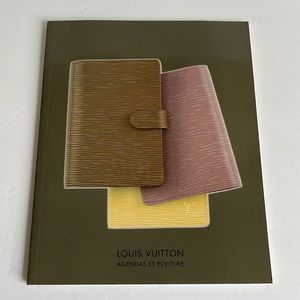 Luis Vuitton Vintage Rare Authentic Catalog Catalogue Agenda September 2000